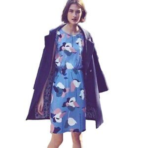 BODEN Blackberry Dress WH981 Floral Dress Size 4R